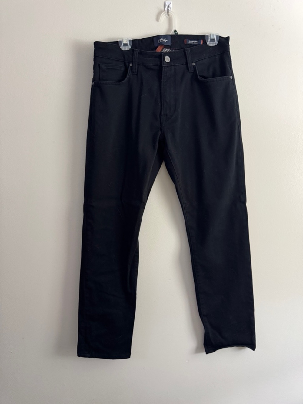 Men’s Heritage Black Slim Straight Jeans